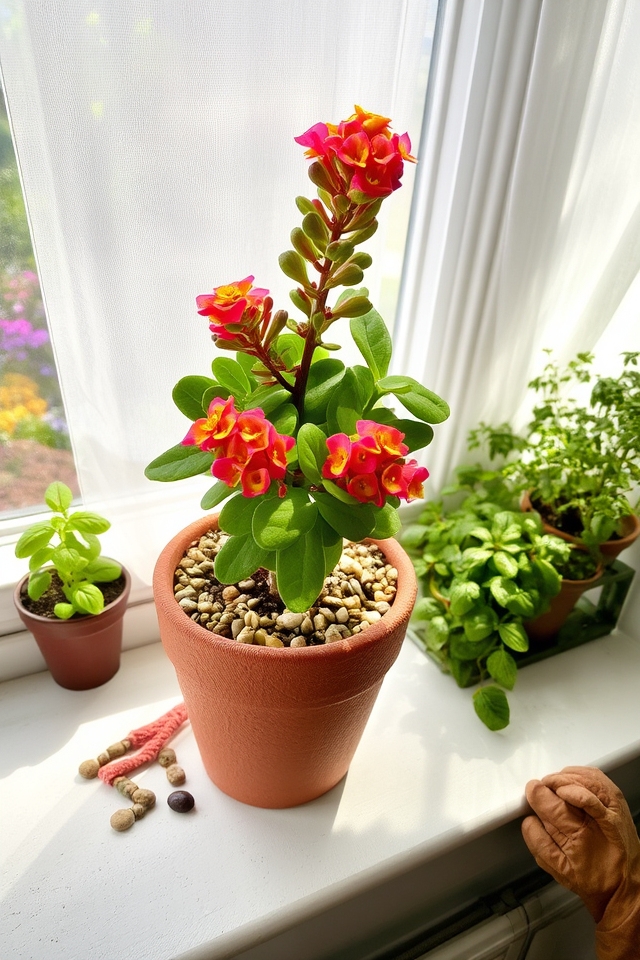 colorful low maintenance indoor succulent