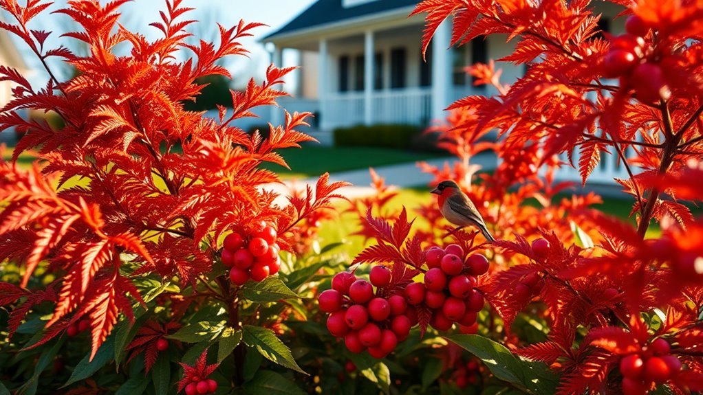 colorful low maintenance landscape shrub