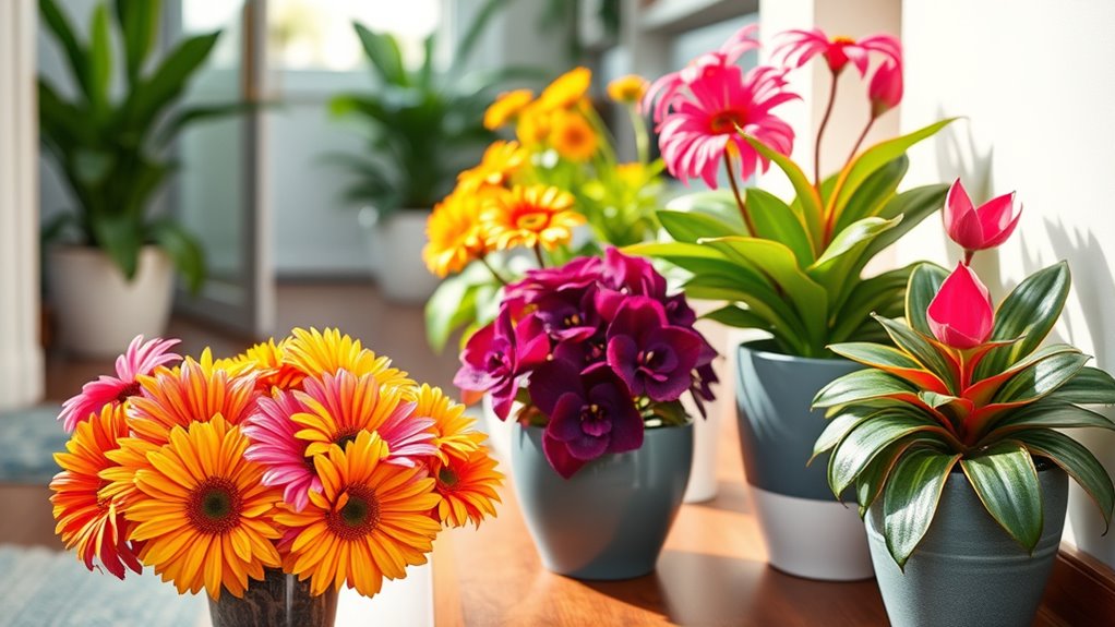 colorful potted plant varieties