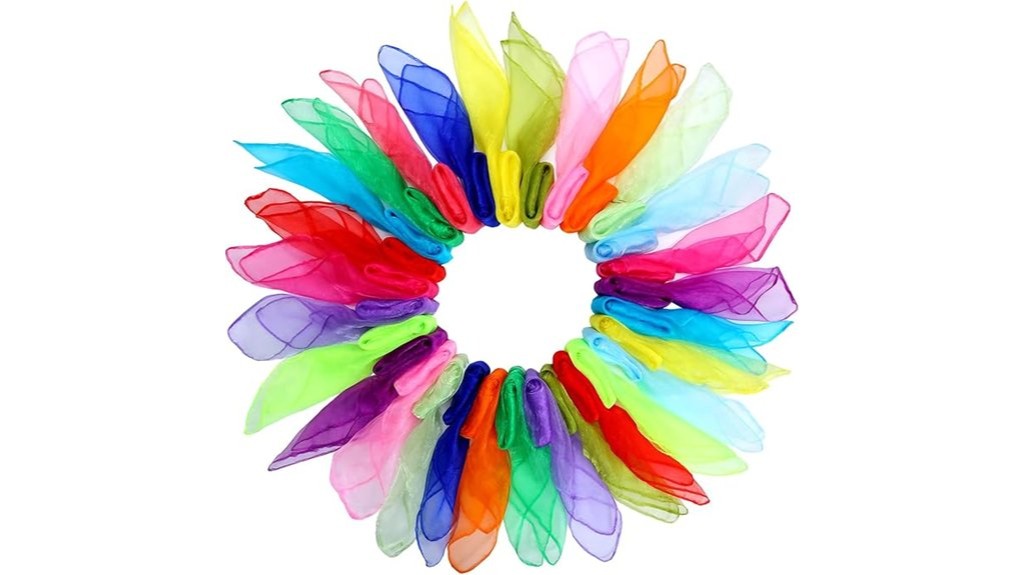 colorful scarves for dancing