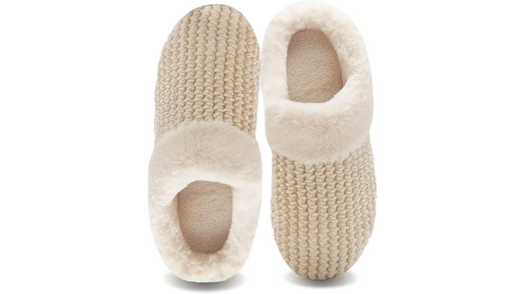 comfortable memory foam slippers