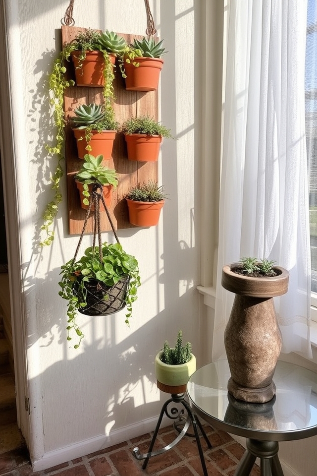 compact vertical corner garden