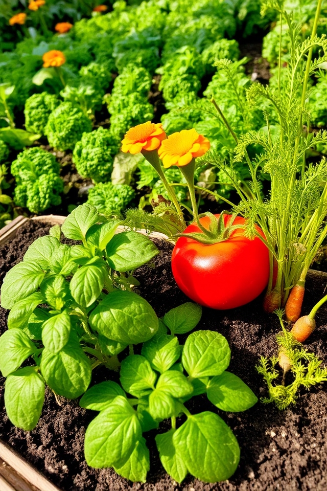 companion planting enhances growth