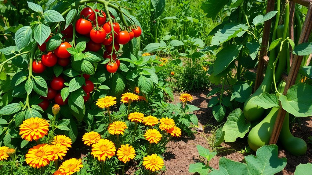 companion planting enhances growth