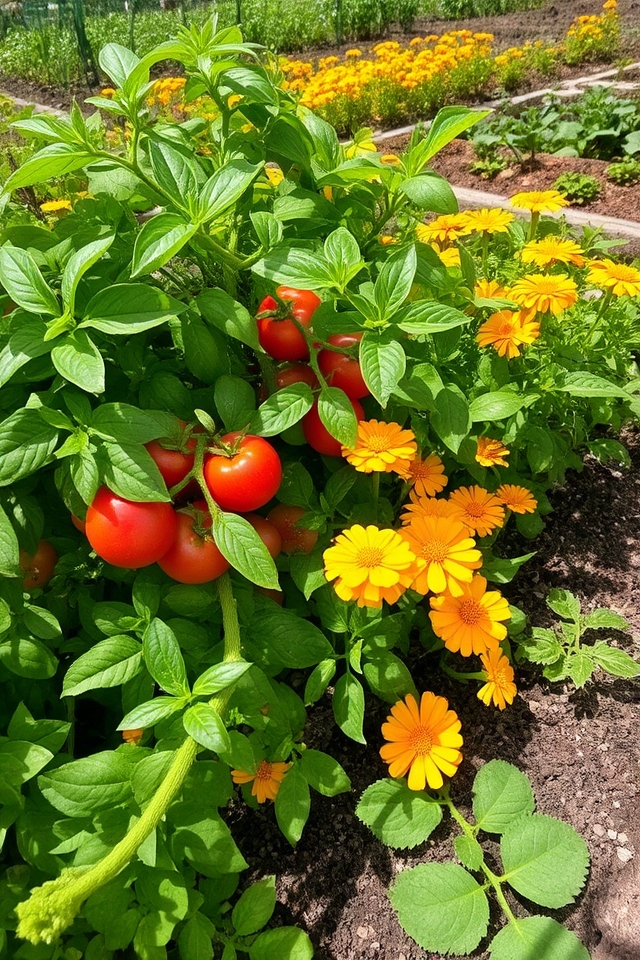 companion planting enhances growth