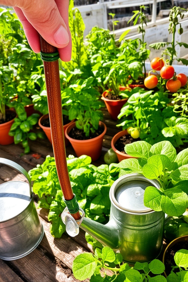 consistent morning watering techniques