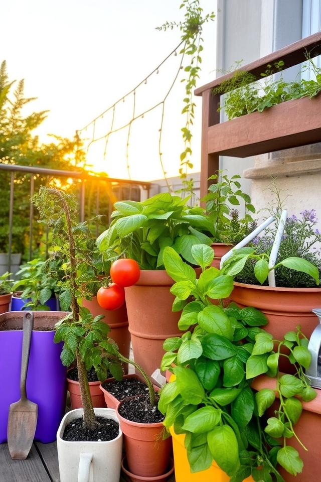 container gardening for small spaces