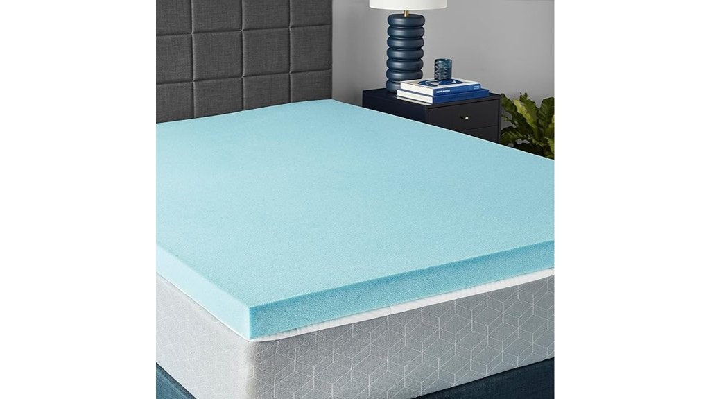 cooling gel infused mattress topper