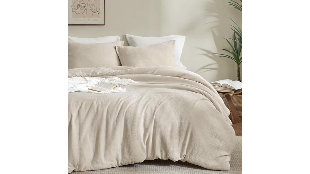 cotton muslin comforter set