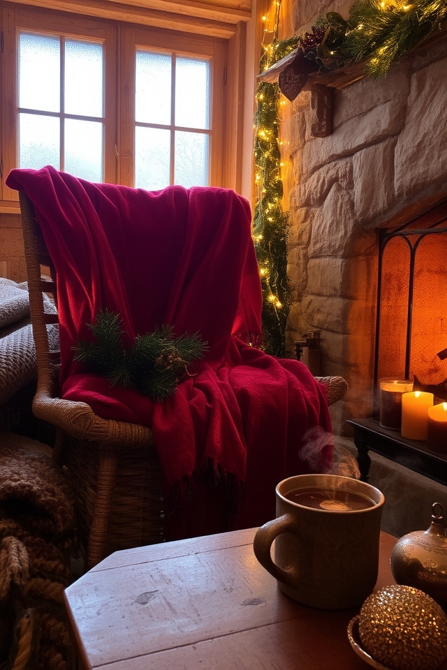 cozy festive twinkling lights
