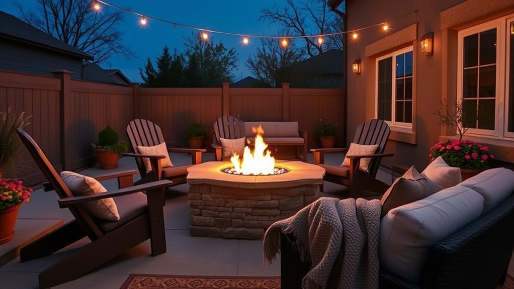 cozy fire pit gatherings