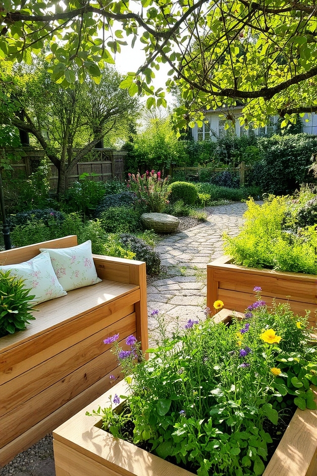 cozy garden seating solutions