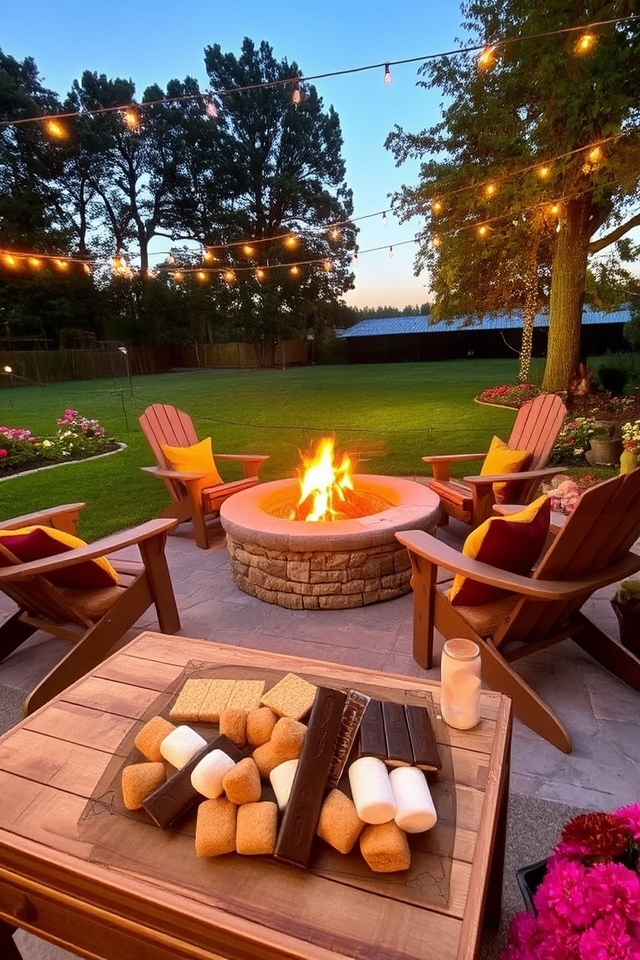 cozy gatherings around fire