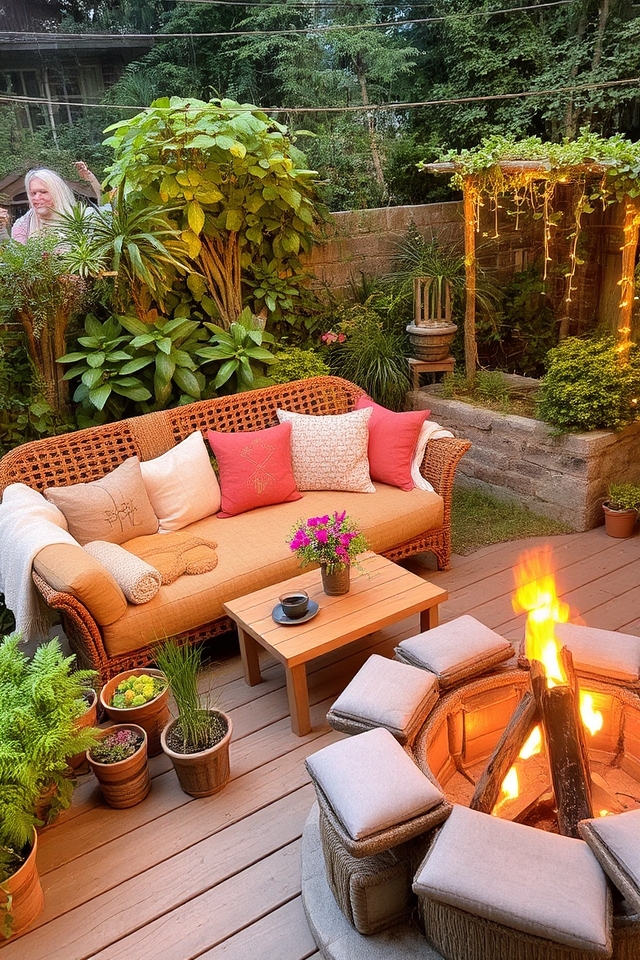 cozy outdoor living spaces