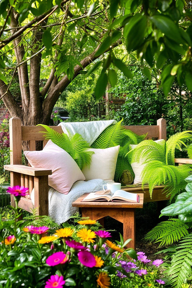 cozy outdoor seating area
