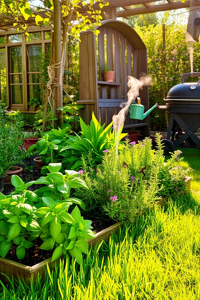 create a fragrant herb garden