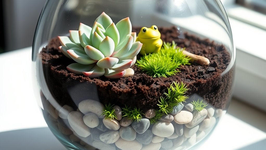 create a lively terrarium