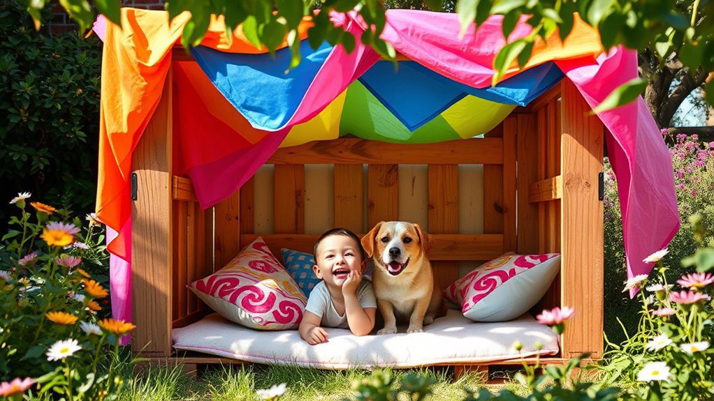 creative garden playhouse retreat