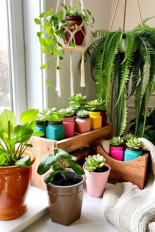 creative indoor gardening containers