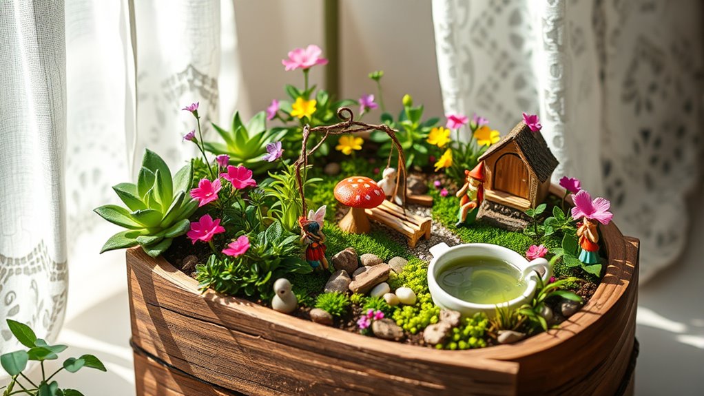 creative miniature fairy gardens