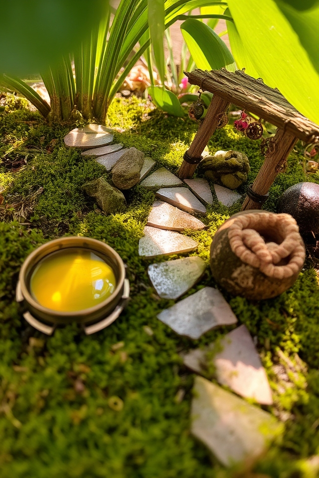 creative upcycled garden art