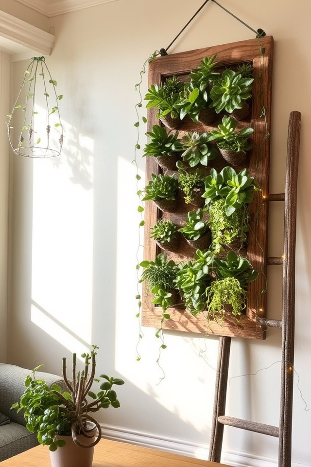 creative vertical plant displays