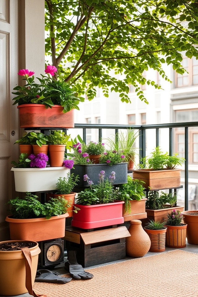 customizable small space planters