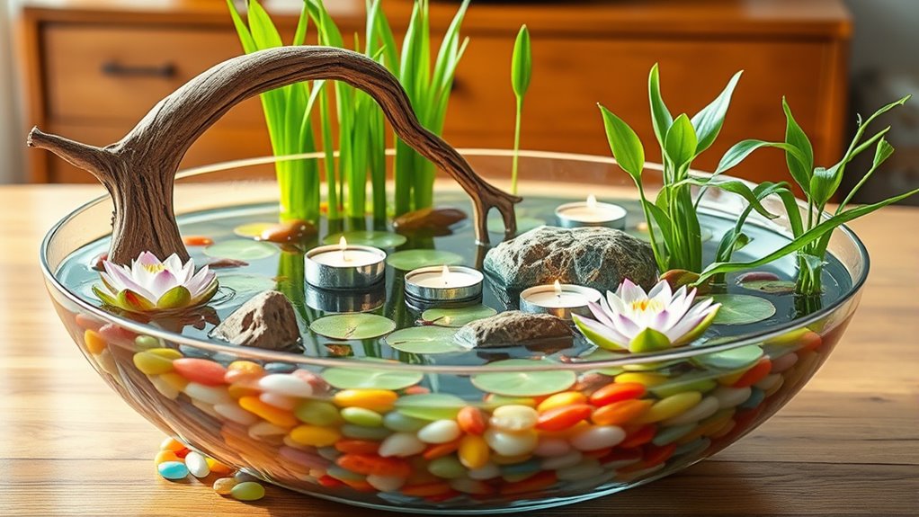 decorative elements enhance tranquility