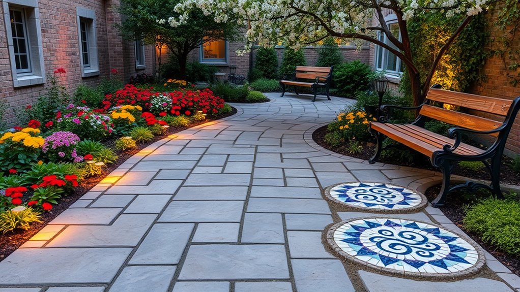 decorative pathway design elements
