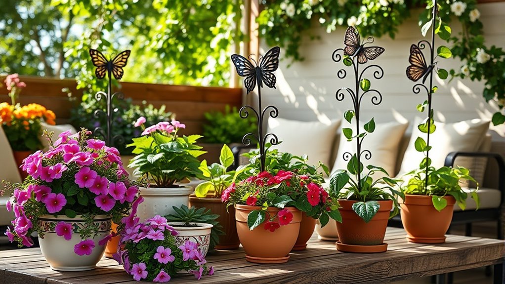 decorative plant support stakes