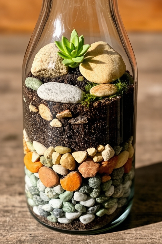 decorative rocks enhance aesthetics
