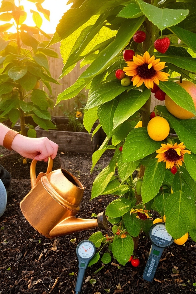 deep infrequent watering techniques
