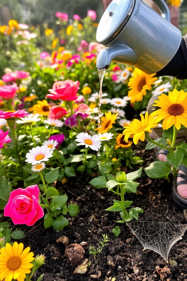 deep watering promotes growth