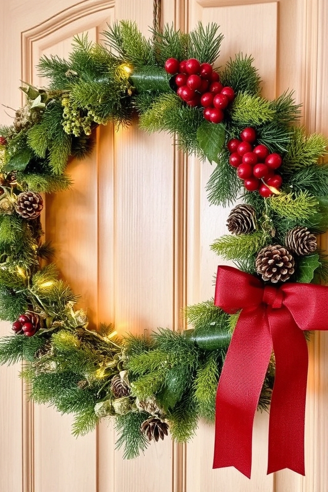 diy evergreen holiday wreaths