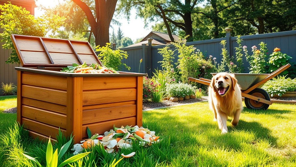 dog friendly composting area care