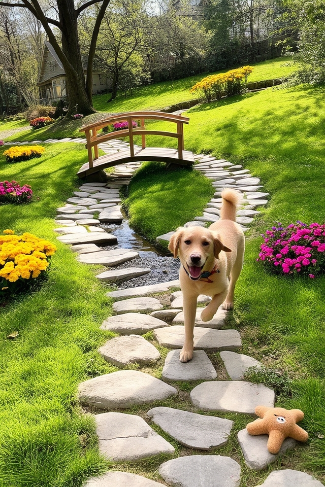 dog friendly garden pathway design