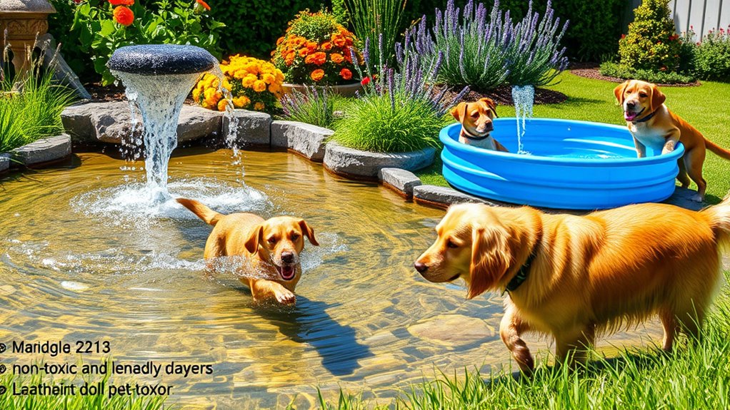 dog friendly water features