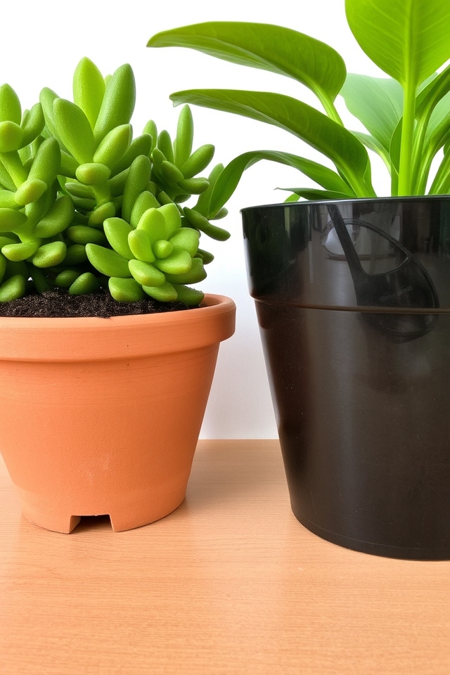 drainage material size avoid overwatering