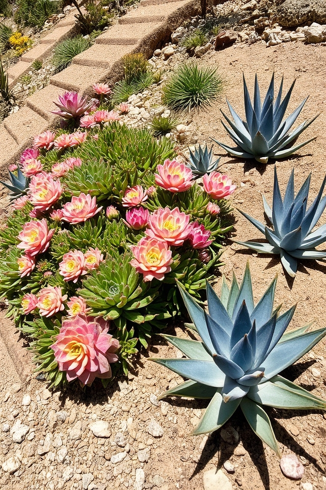 drought resistant succulent landscaping solution
