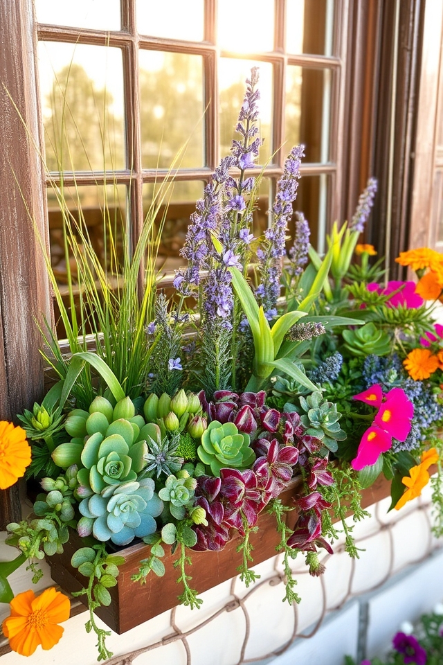 drought tolerant window box plants