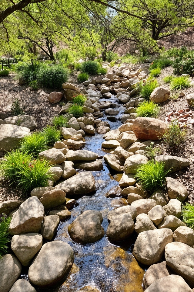 dry stream bed design