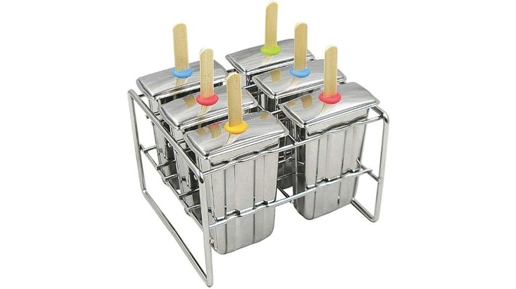 durable stainless steel popsicle mold