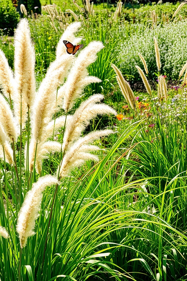 dynamic textured garden backdrop