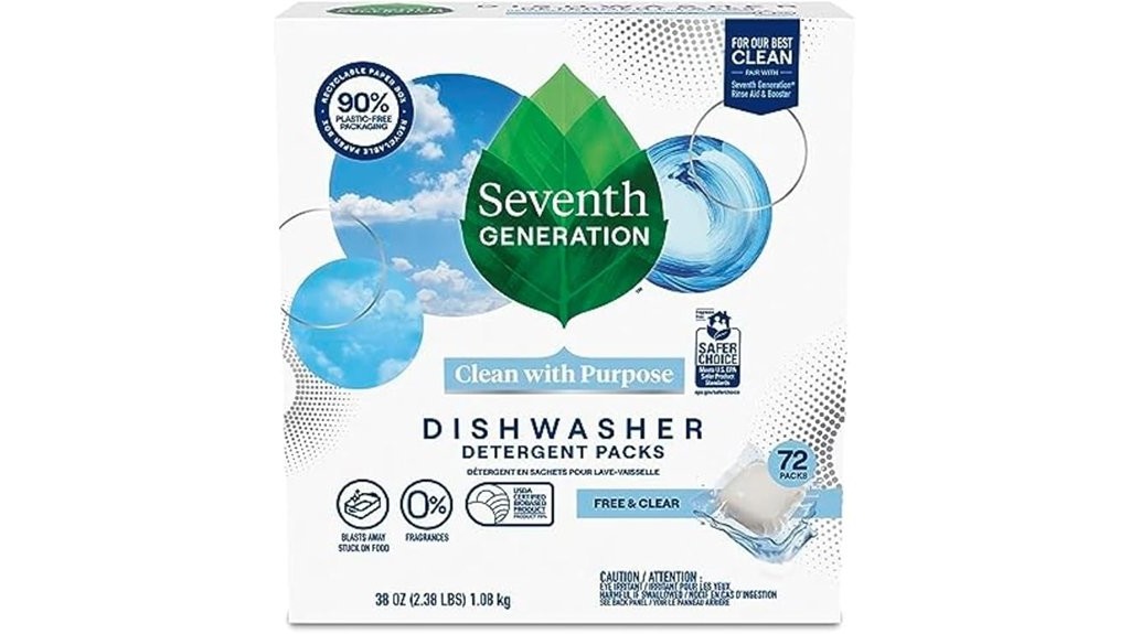 eco friendly dishwasher detergent packs