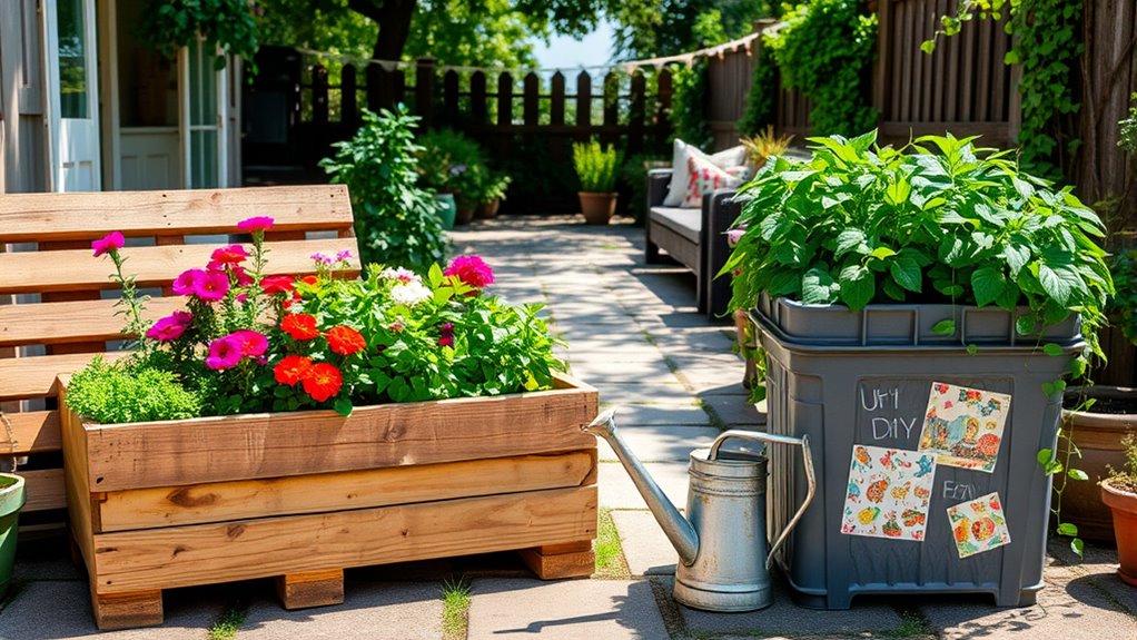 eco friendly recycled planter boxes