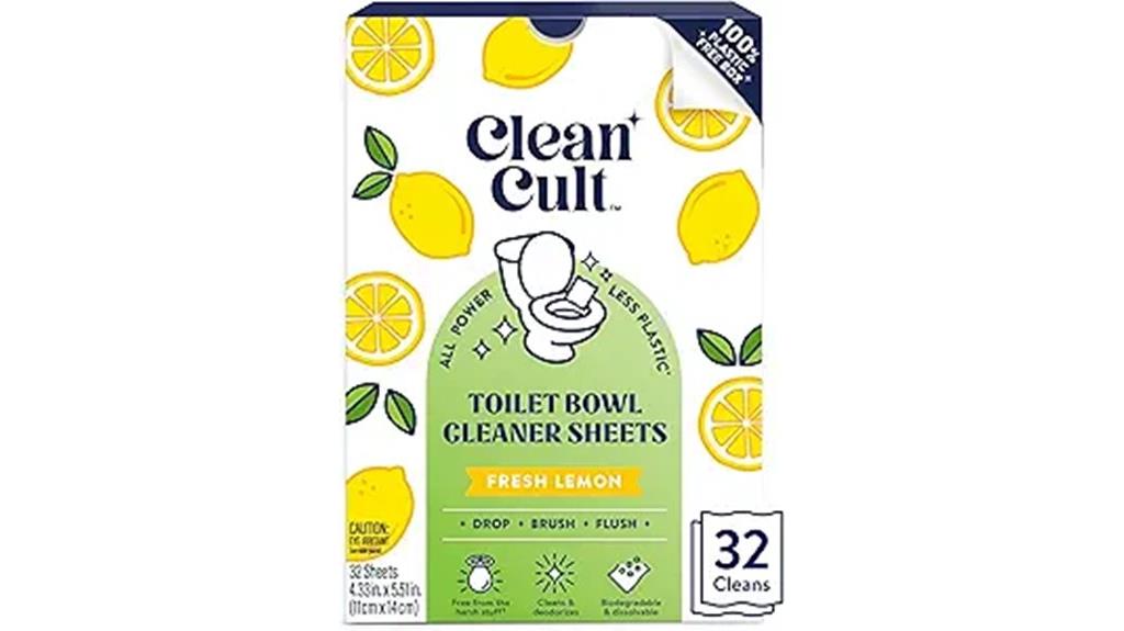 eco friendly toilet cleaner sheets