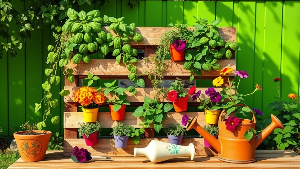 eco friendly wooden pallet gardens