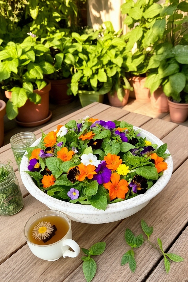 edible flowers enhance dishes