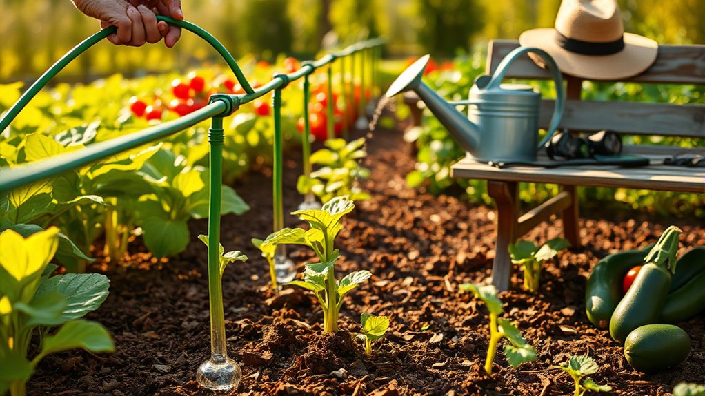 efficient vegetable watering practices
