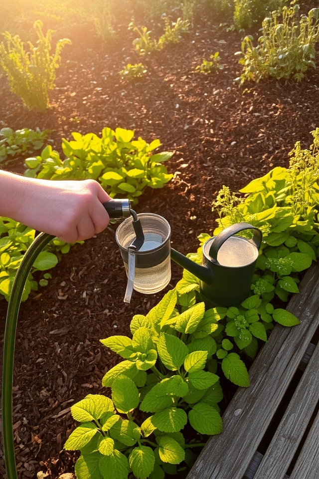 efficient watering for gardens